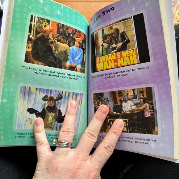 Disney Hannah Montana Books - Pink, Purple, Blue - Picture 8 of 8